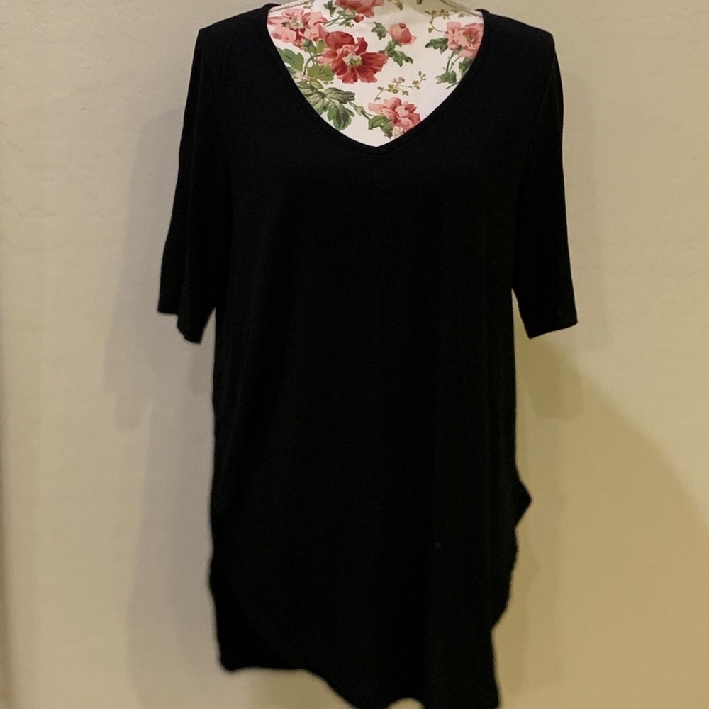 Torrid Black Tunic Tee Women’s Plus Size 0X
